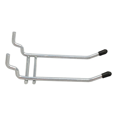 GANCHO DOBLE PARA PERFOCEL 3.2 X 5.3 X 10 CM PLATA