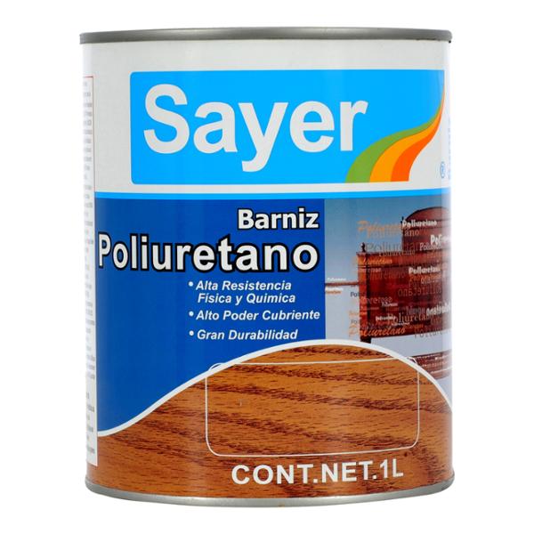 BARNIZ DE POLIURETANO PARA MUEBLES BRILLANTE ALTA RESISTENCIA 1 L