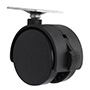 RODAJA TWIN CON PLACA Y FRENO NEGRO