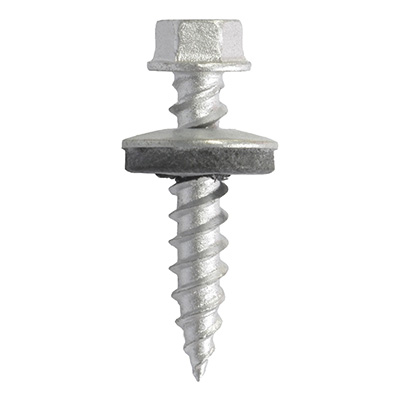 40 TORNILLOS AUTOPERFORANTE1 PULGADA PLATA 40 PIEZAS