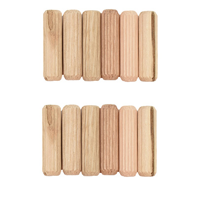 TAQUETES DE 8 X 30 MM CAFÉ 12 PIEZAS