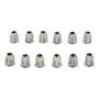 TUERCA DE 1/4 DE PULGADA PLATA 0.03 KG CON 12 PIEZAS