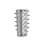TUERCA INSERTO 5/16 DE PULGADA PLATA 12 PIEZAS