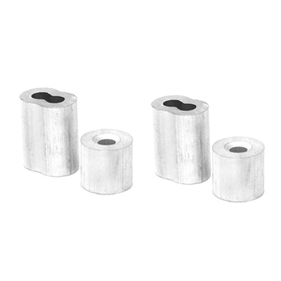 CASQUILLOS VEKER 3/32" ALUMINIO