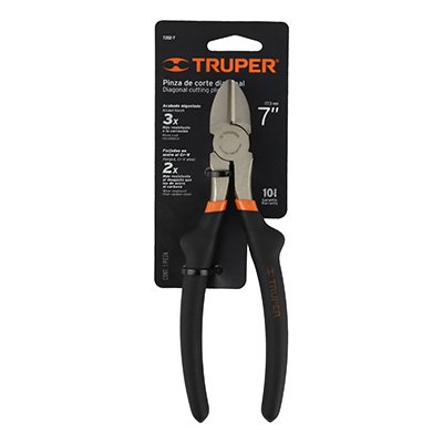PINZA ACERO AL CROMO VANADIO 7" PARA CORTE DIAGONAL