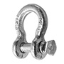 GRILLETE DE METAL DE 3/8 DE PULGADA PLATA