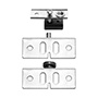 SISTEMA PARA PUERTAS PLEGABLES DE MONTAJE FRONTAL MOBILE CD-50 PLATA
