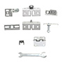 SISTEMA PARA 4 PUERTAS PLEGABLES DE MONTAJE FRONTAL