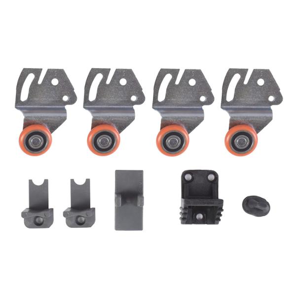 SISTEMA COLGANTE PARA PUERTAS DE CLÓSET 30 KG PLATA