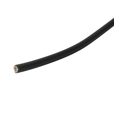 CABLE ELÉCTRICO THW-LS CALIBRE 12 AWG NEGRO POR METRO DESLIZABLE