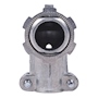 CONECTOR CURVO FLEXIBLE DE 3/8 DE PULGADA PLATA