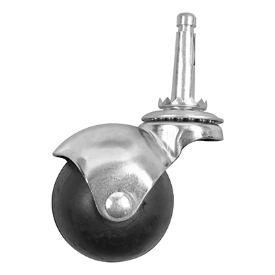RODAJA BOLA DE HULE 2 PULGADAS NEGRO