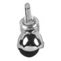 RODAJA BOLA DE HULE 1 1/2 PULGADA PLATA