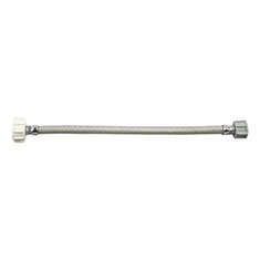 MANGUERA FLEXIBLE PARA AGUA DE PVC 0.35M 1/2" X 7/8"