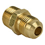 NIPLE TERMINAL LATÓN 3/8" X 3/8" MACHO FLARE X MACHO NPT
