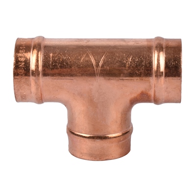 CONEXIÓN TEE CON SOLDADURA 3/4 PULGADA COBRE B&K