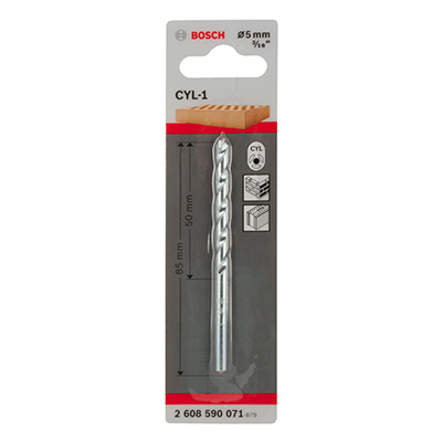 BROCA PARA CONCRETO CYL-1 METAL DURO ESTANDAR 3/16"