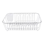 ESCURRIDOR DE PLATOS METAL 1 NIVEL PARA COCINA CON CANASTILLA CROMADO