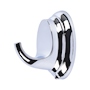 GANCHO PARA BAÑO METAL PLATA
