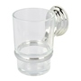 PORTA VASO DE METAL CON VASO BATH ACCENTS