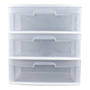 CAJONERA DE PLÁSTICO DE 3 NIVELES 38.7 X 55.6 X 65.1 CM BLANCO