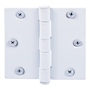 BISAGRA DE CABEZA PLANA 3 X 3 PULGADAS BLANCO 2 PIEZAS