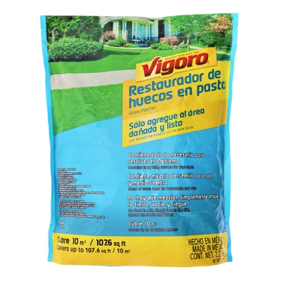 RESTAURADOR DE HUECOS EN PASTO DE 2.25 KG CAFÉ VIGORO