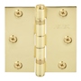 BISAGRA DE CABEZA PLANA 7.62 X 7.62 CM DORADO 2 PIEZAS