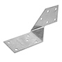 CONECTOR PERPENDICULAR 14 X 4 CM PLATA