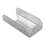 SOPORTE PARA MADERA 8.7 X 4.4 CM PLATA
