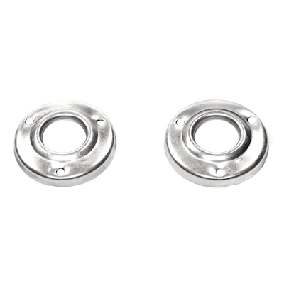 BRIDA FIJA PARA CORTINERO DE 1 PULGADA PLATA 2 PIEZAS