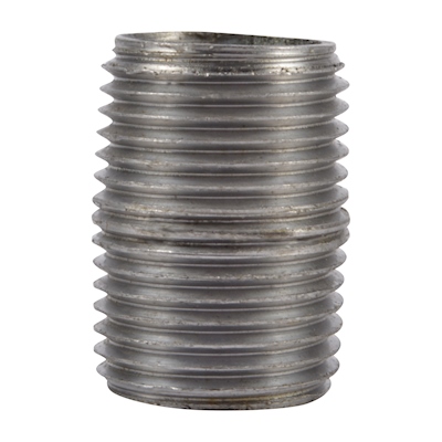 NIPLE ACERO GALVANIZADO 1/2" MACHO