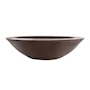 MACETA 23" PLÁSTICO TIPO PLATON CHOCOLATE (308100)