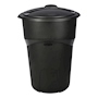 BOTE PARA BASURA CON RUEDAS Y TAPA DE 121 L