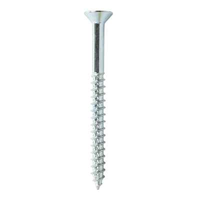 CAJA DE 100 TORNILLOS PARA MADERA DE 2 1/2 PULGADA PLATA