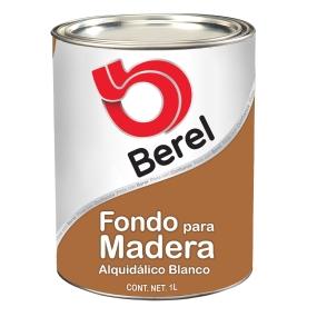 Fondo para Madera Berel 5523 Alquidálico Interior 1L Color Blanco