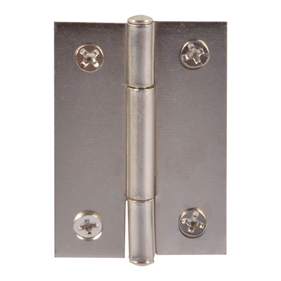 BISAGRA CABEZA PLANA 2 X 1.6 DE PULGADAS PLATA 2 PIEZAS