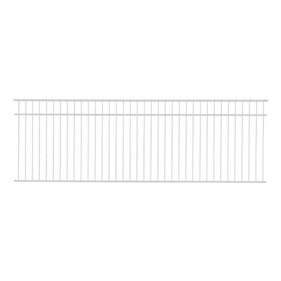 REPISA PARA CLÓSET 120 X 20 X 2.4 CM 1 PIEZA ACERO BLANCO