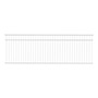 REPISA PARA CLÓSET 120 X 20 X 2.4 CM 1 PIEZA ACERO BLANCO