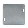TAPA CUADRADA 5.2 X 5.2 CM PLATA