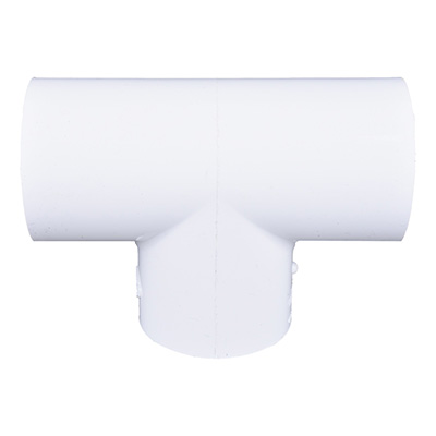 TEE PVC DE 1 X 1/2"