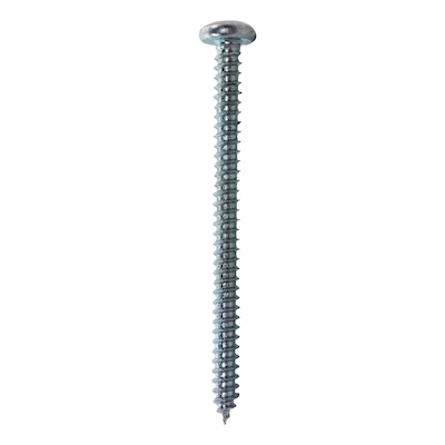 CAJA DE 100 TORNILLOS PARA METAL DE 2 1/2 PULGADAS PLATA