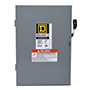 INTERRUPTOR DE SEGURIDAD DE 3 POLOS 60 A ,120 V/240 V NEMA 1 CON PORTAFUSIBLES LM322
