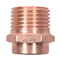 CONECTOR COBRE 1/2" MACHO