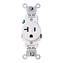 CONTACTO SENCILLO 20 AMPERES 125 V BLANCO LEVITON