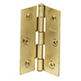 BISAGRA CON CABEZA PLANA 6.6 X 4.5 CM DORADO 2 PIEZAS