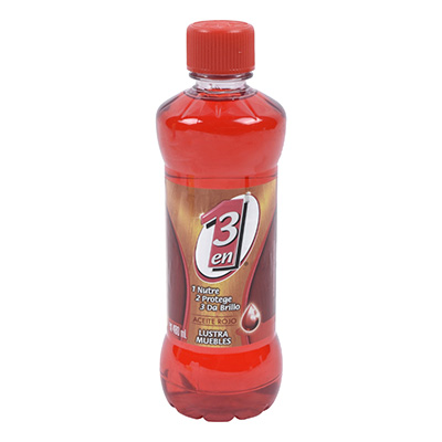 ACEITE LUSTRADOR 3 EN 1 ROJO 480 ML