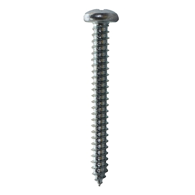 CAJA DE 100 TORNILLOS PARA METAL DE 2 PULGADAS PLATA
