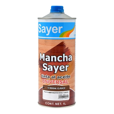 TINTA PARA MADERA AL ACEITE MATE INTERIOR NOGAL CLASICO 1 L