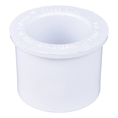 REDUCCIÓN BUSHING PVC DE 1 1/2" A 1"